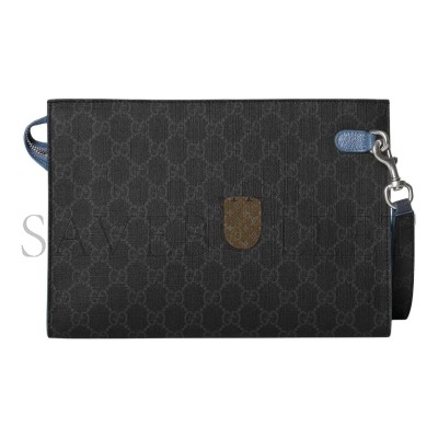 GUCCI GG POUCH WITH GG DETAIL ‎768255FACQC1052 (26*18*6cm)