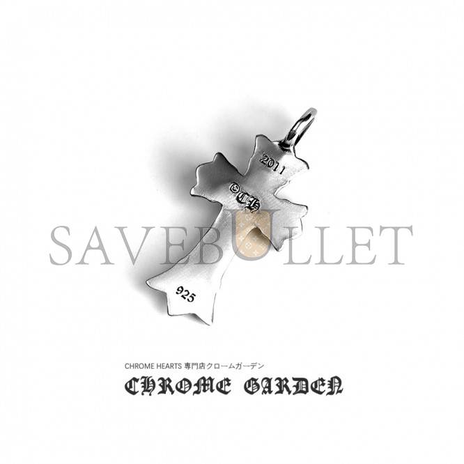 CHROME HEARTS DOUBLE CROSS CHARM CHROME HEARTS DOUBLE CROSS CHARM