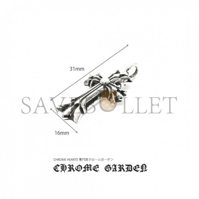 CHROME HEARTS DOUBLE CROSS CHARM CHROME HEARTS DOUBLE CROSS CHARM