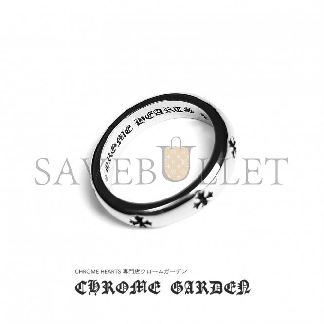 CHROME HEARTS CH PLUS BAND RING CHROME HEARTS CH PLUS BAND RING