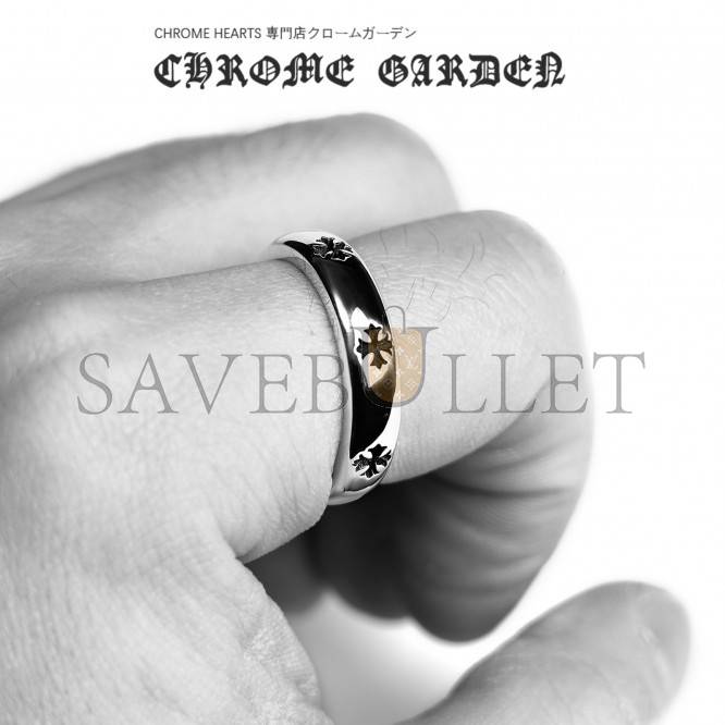 CHROME HEARTS CH PLUS BAND RING CHROME HEARTS CH PLUS BAND RING