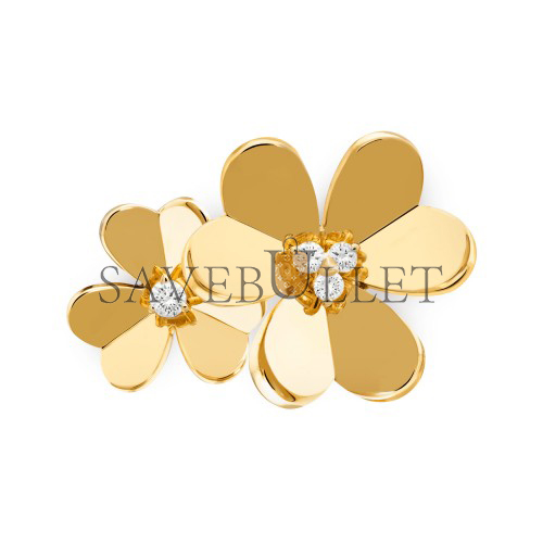 VAN CLEEF ARPELS FRIVOLE BETWEEN THE FINGER RING - YELLOW GOLD, DIAMOND VCARB67600 VAN CLEEF ARPELS FRIVOLE BETWEEN THE FINGER RING - YELLOW GOLD, DIAMOND VCARB67600