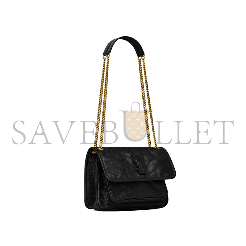 YSL NIKI BABY IN VINTAGE LEATHER 6331600EN071000 (21*16*7.5cm)