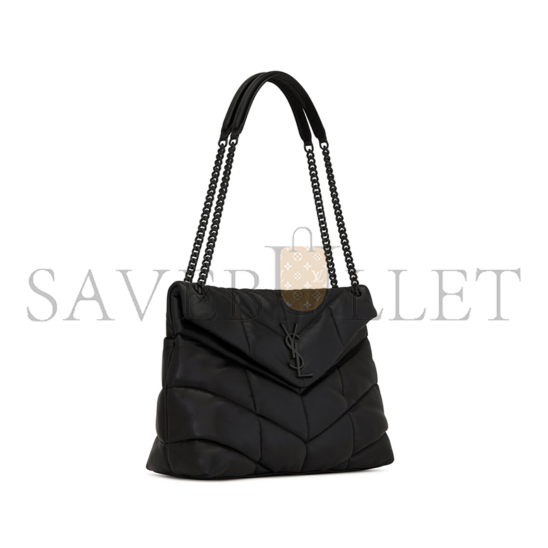 YSL PUFFER MEDIUM IN NAPPA LEATHER 5774751EL081000 (35*23*13.5cm)