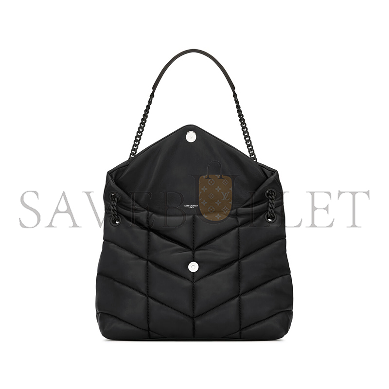 YSL PUFFER MEDIUM IN NAPPA LEATHER 5774751EL081000 (35*23*13.5cm)