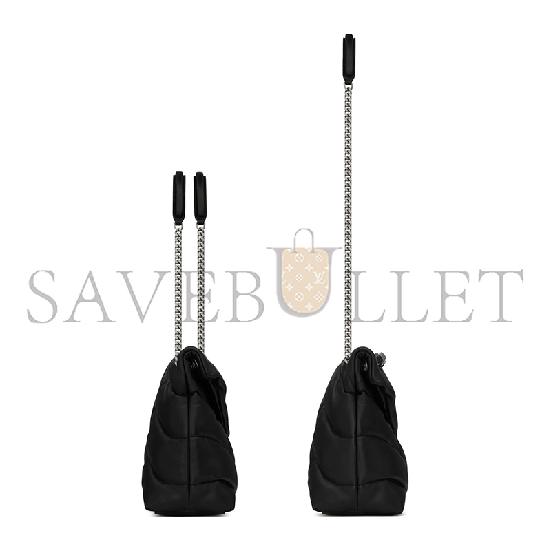 YSL PUFFER MEDIUM IN NAPPA LEATHER 5774751EL001000 (35*23*13.5cm)