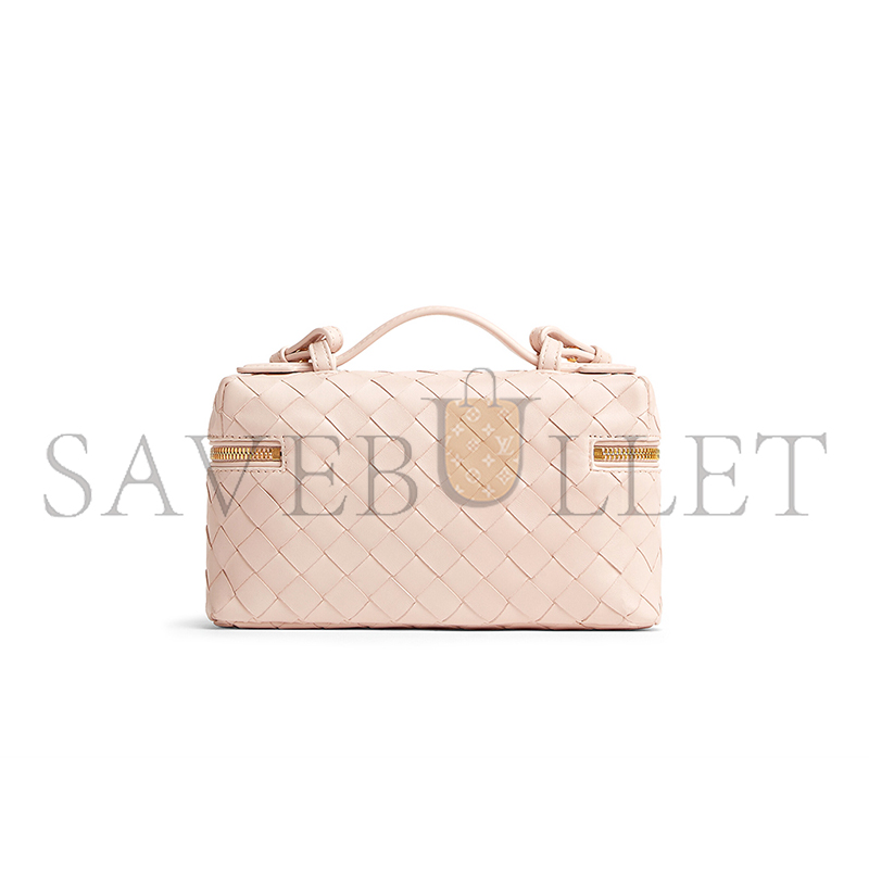 BOTTEGA VENETA BANG BANG INTRECCIATO LEATHER VANITY CASE 789109V3IV16805 (22*12.5*5cm)