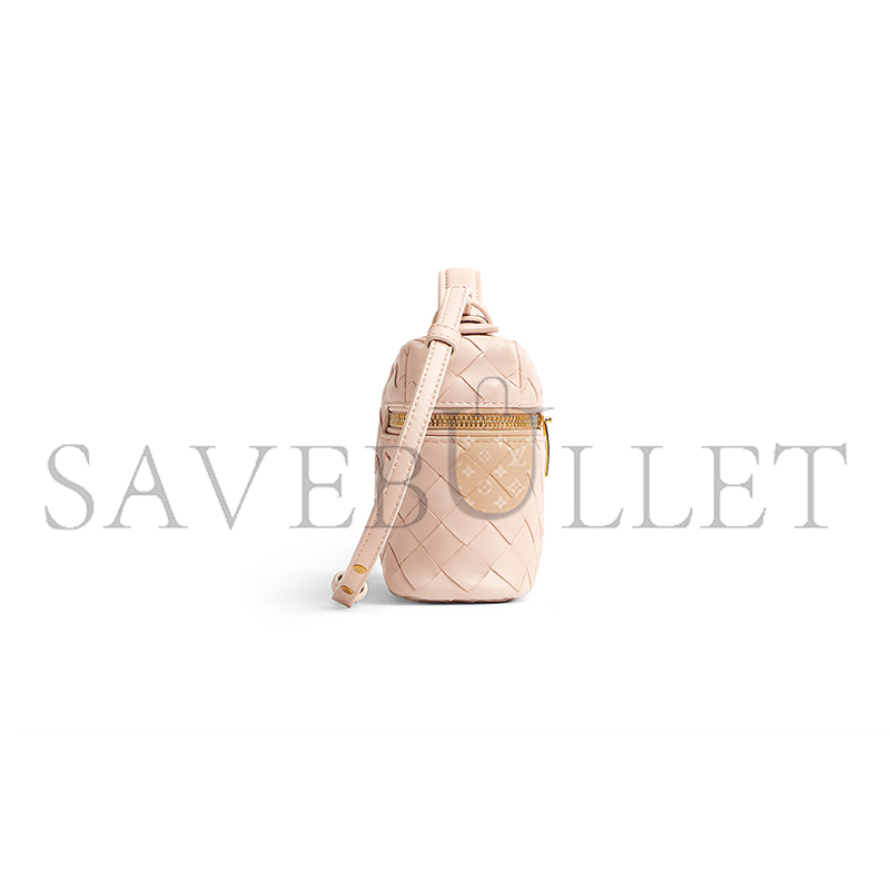 BOTTEGA VENETA BANG BANG INTRECCIATO LEATHER VANITY CASE 789109V3IV16805 (22*12.5*5cm)