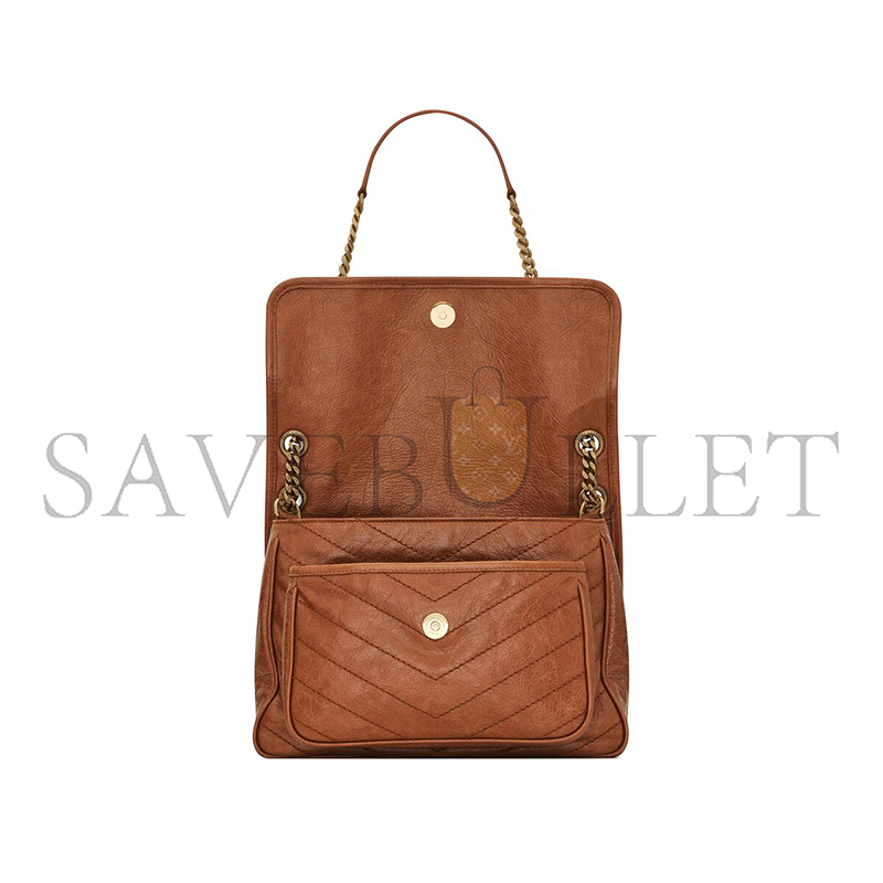 YSL NIKI MEDIUM IN VINTAGE LEATHER 6331581YG072522 (28*20*8.5cm)