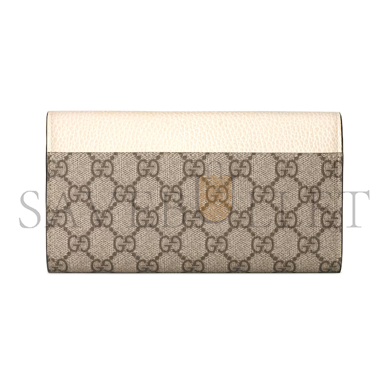 GUCCI GG MARMONT BI-COLOR CONTINENTAL WALLET 45611617WAG9096 (10*19*3.5cm)