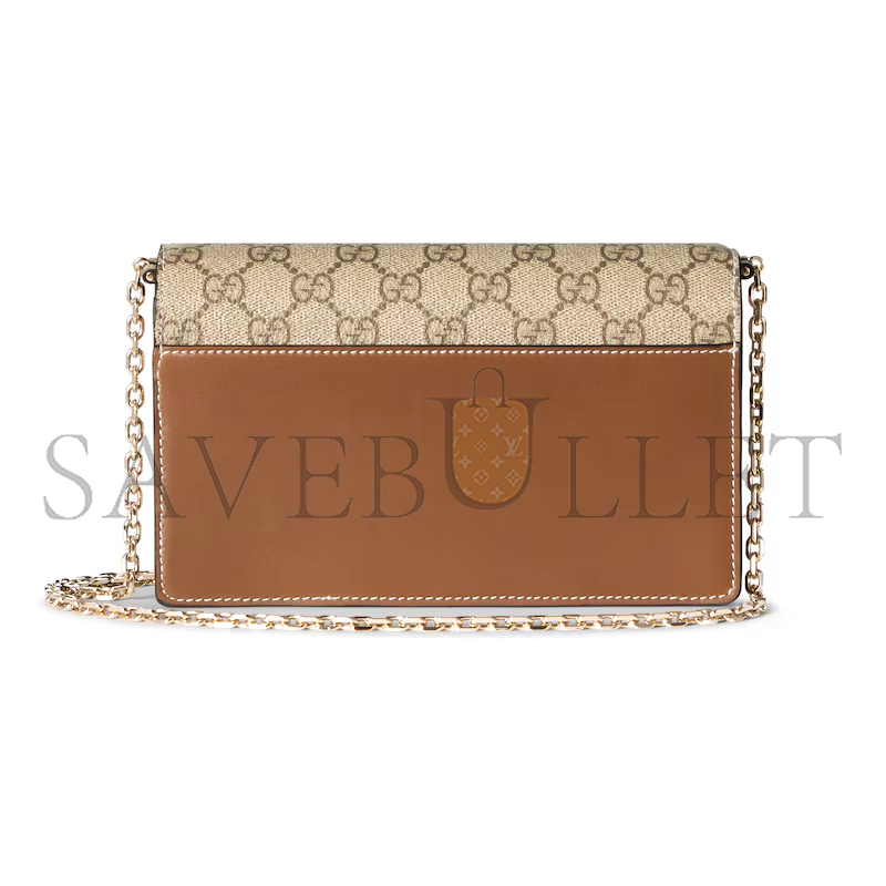 GUCCI GG EMBLEM WALLET ON CHAIN 838151AAEV22751 (20*13*4cm) GUCCI GG EMBLEM WALLET ON CHAIN 838151AAEV22751 (20*13*4cm)