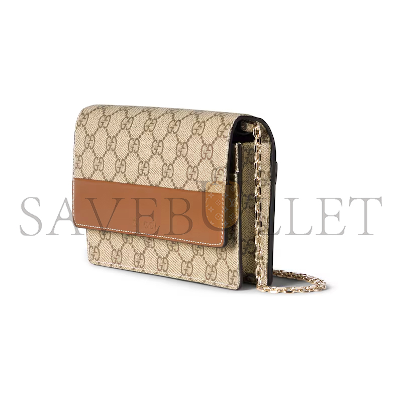 GUCCI GG EMBLEM WALLET ON CHAIN 838151AAEV22751 (20*13*4cm) GUCCI GG EMBLEM WALLET ON CHAIN 838151AAEV22751 (20*13*4cm)