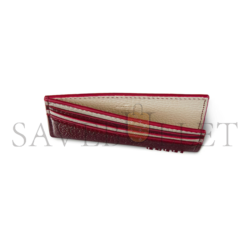 GUCCI BI-COLOR CARD CASE WITH GUCCI LOGO ‎‎817043AAEGG6247 (10*8cm)