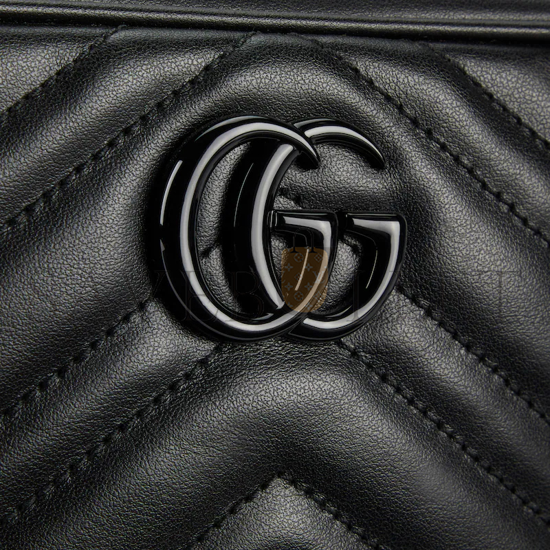 GUCCI GG MARMONT MINI CAMERA BAG ‎‎634936DTDHV1000 (18*12*6cm)